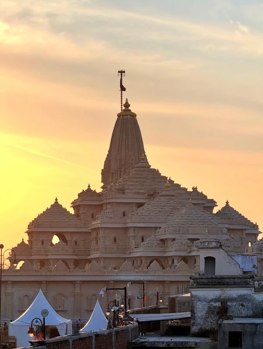 Ayodhya spiritual city and temple mood